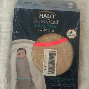 Halo sleep sack ideal temp swaddle pink new born